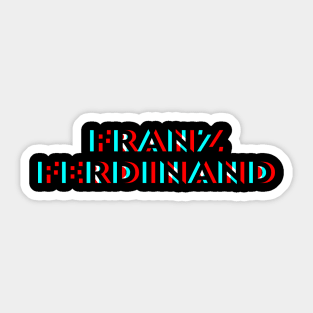 Franz Ferdinand - Horizon Glitch Sticker